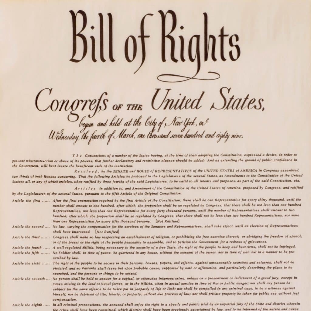 The Bill of Rights