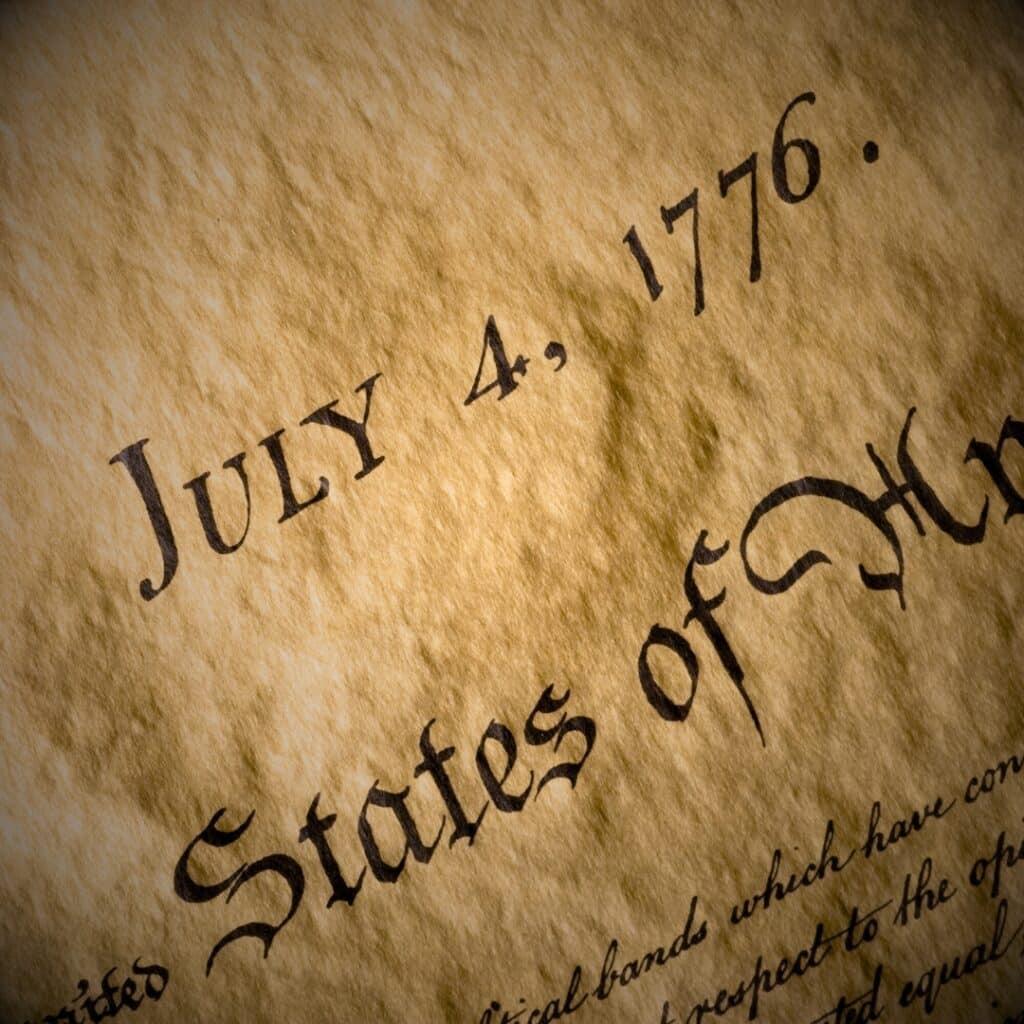 The call to American independence