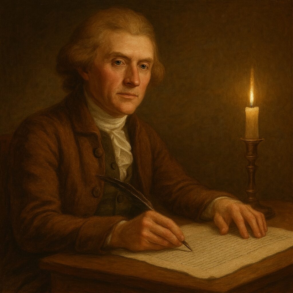 Thomas Jefferson - Writing the Declaration of Independence